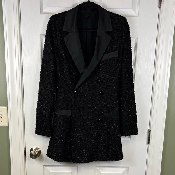 NWOT NBD Jayla black mini dress sz med - Picture 3 of 9